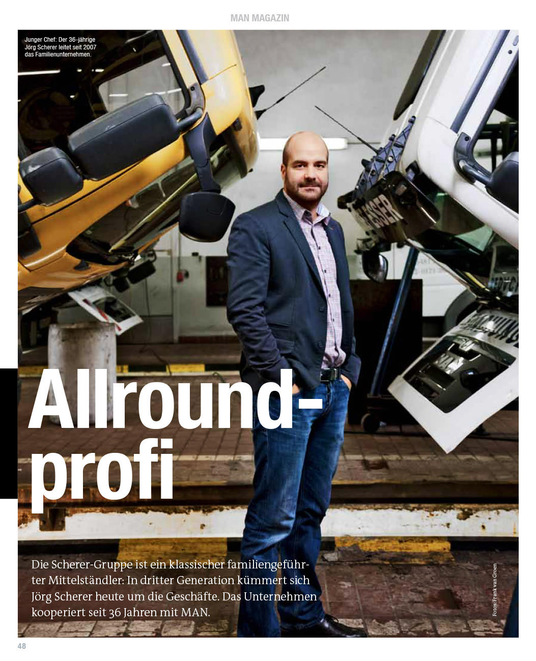 Portrait Jörg Scherer I Geschäftsführer Scherer Nutzfahrzeuge GmbH