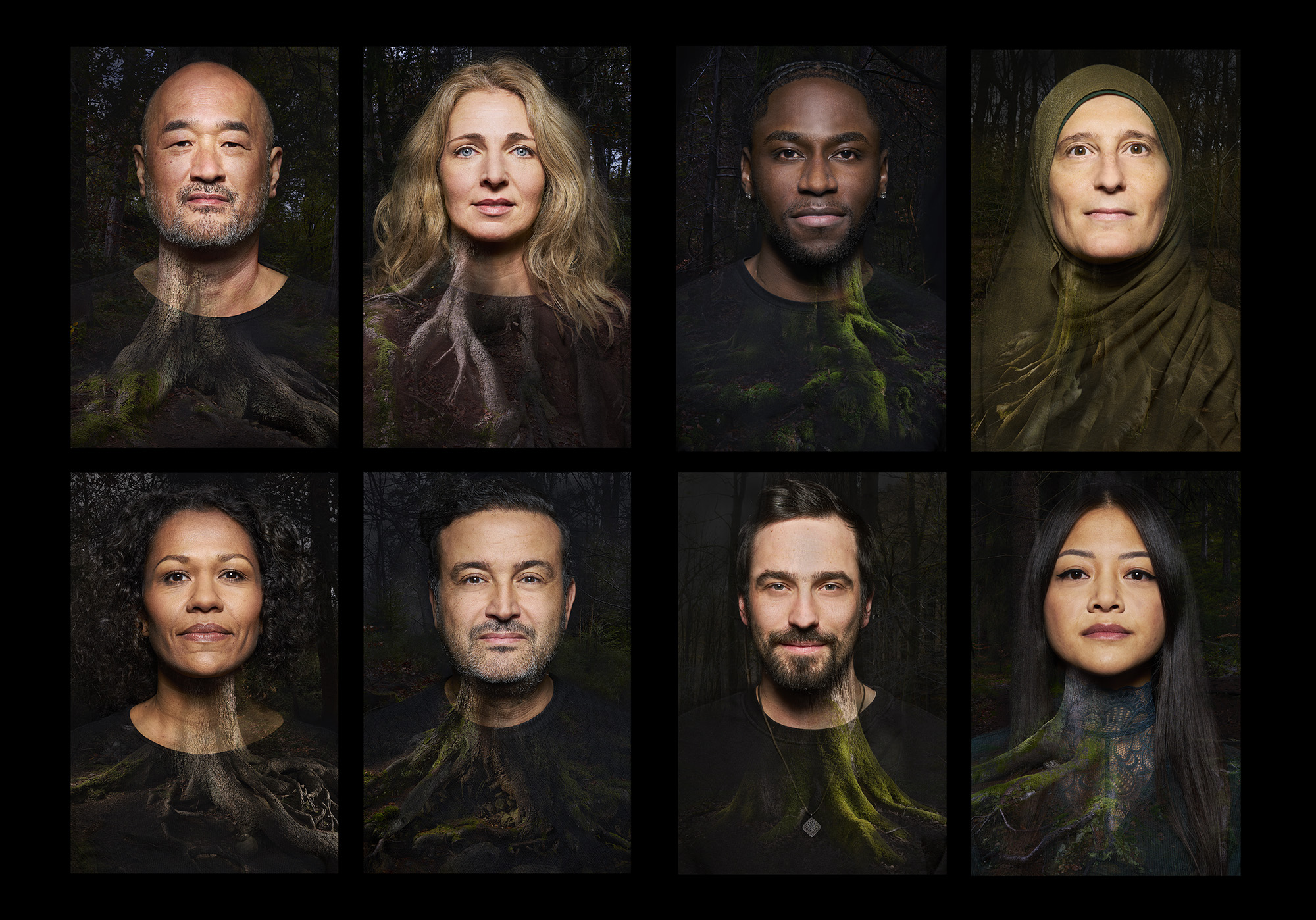 Frank van Groen Photography Portraits von Menschen mit unterschiedlichen Wurzeln, Menschheitsfamilie